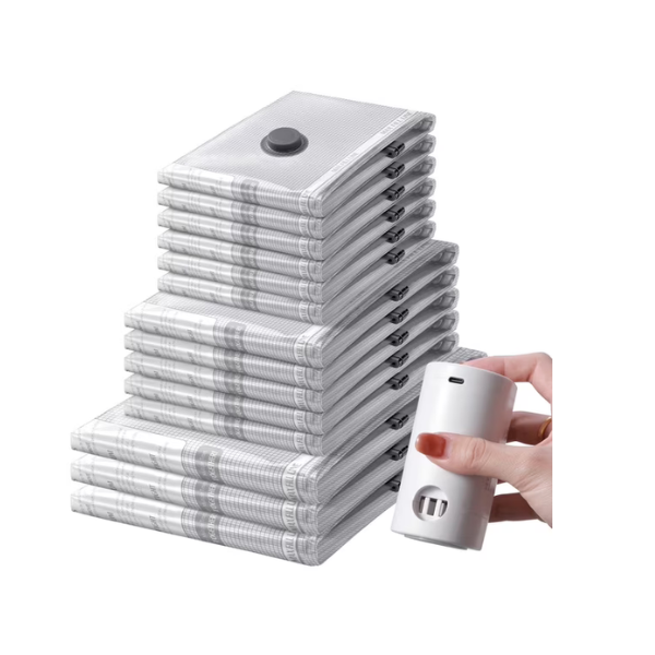 Reusable Vacuum Storage Bag Set
