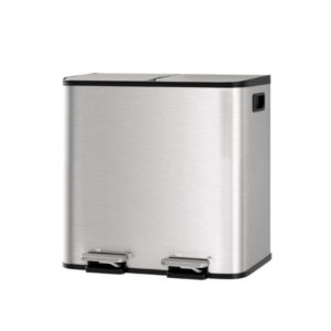 Thirty-Litre Stainless Steel Pedal Bin